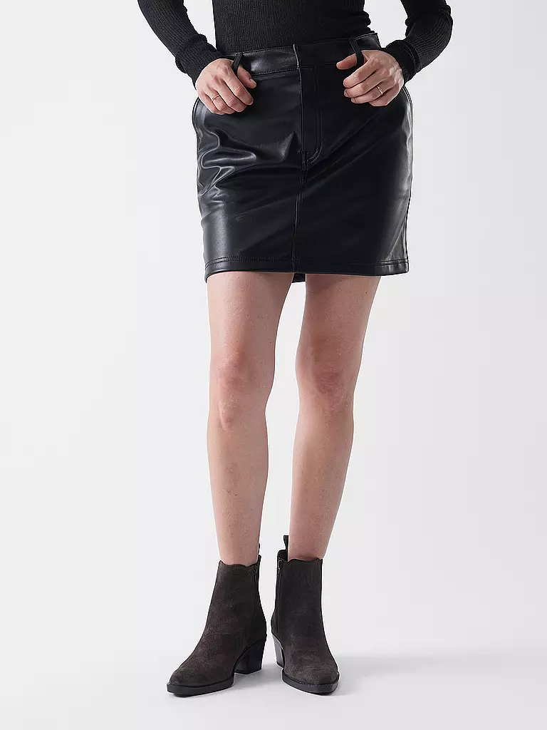 HUGO | Minifalda RIHALE-1_B | Negro