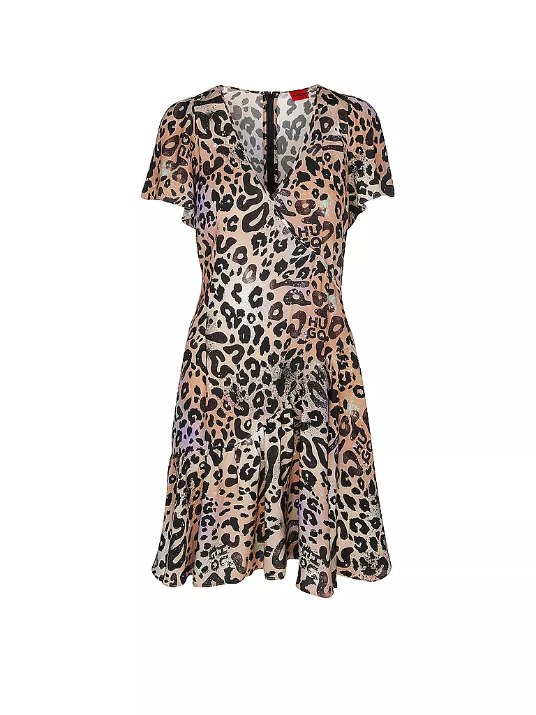 HUGO | Minikleid KALUNA-1 | Marrón