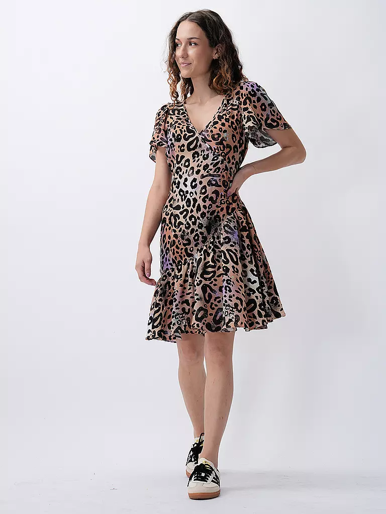 HUGO | Minikleid KALUNA-1 | Marrón