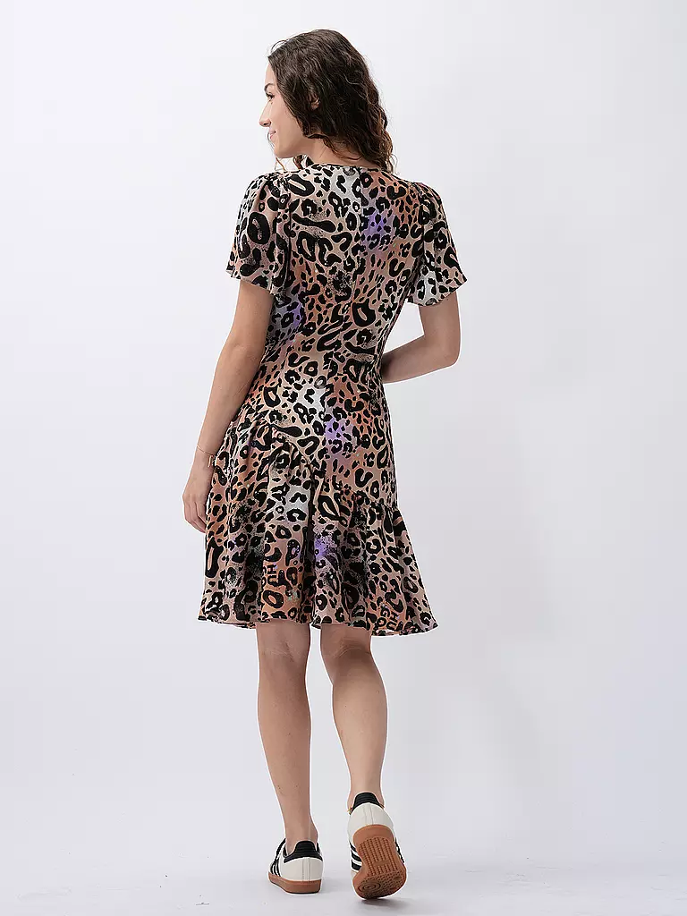 HUGO | Minikleid KALUNA-1 | Marrón