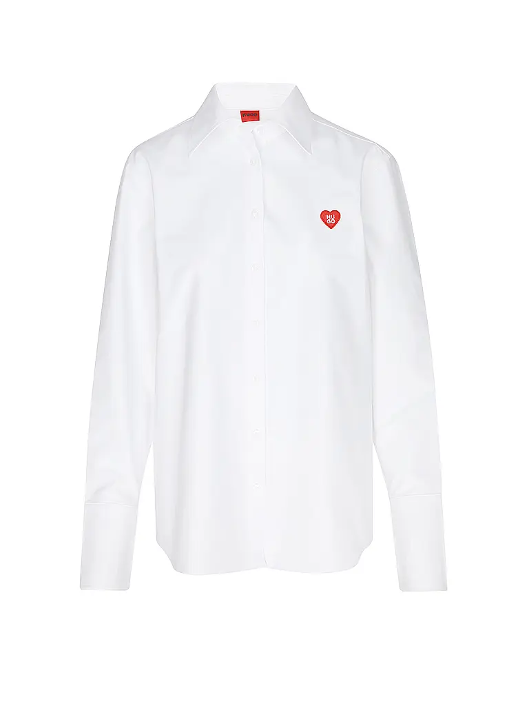 HUGO | Nombre del producto: Blusa camisera ERSELIA | Blanco