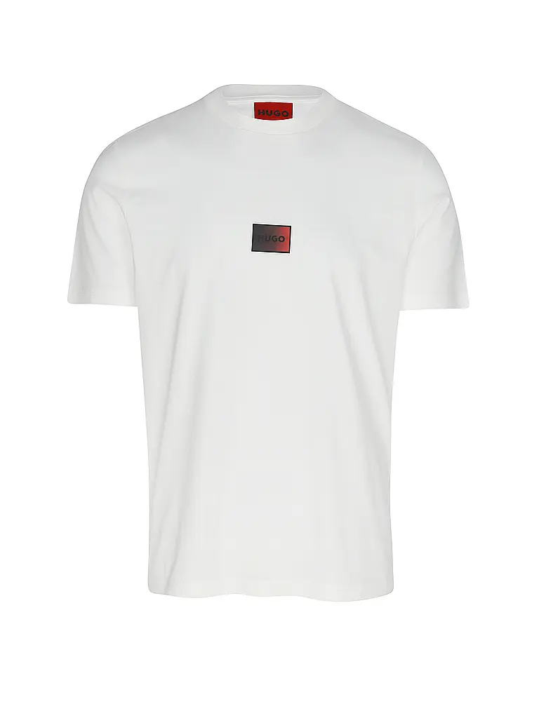 HUGO | Nombre del producto: Camiseta DANOTIE
Marca: HUGO
Color: blanco
Categorías: Moda, Hombre

Largo de manga: Manga corta
Cuello: Cuello redondo
Material: Jersey, Algodón
Diseño: Logo
Corte (Prenda superior): Regular
Estilo: Puro, Tendencia | Blanco