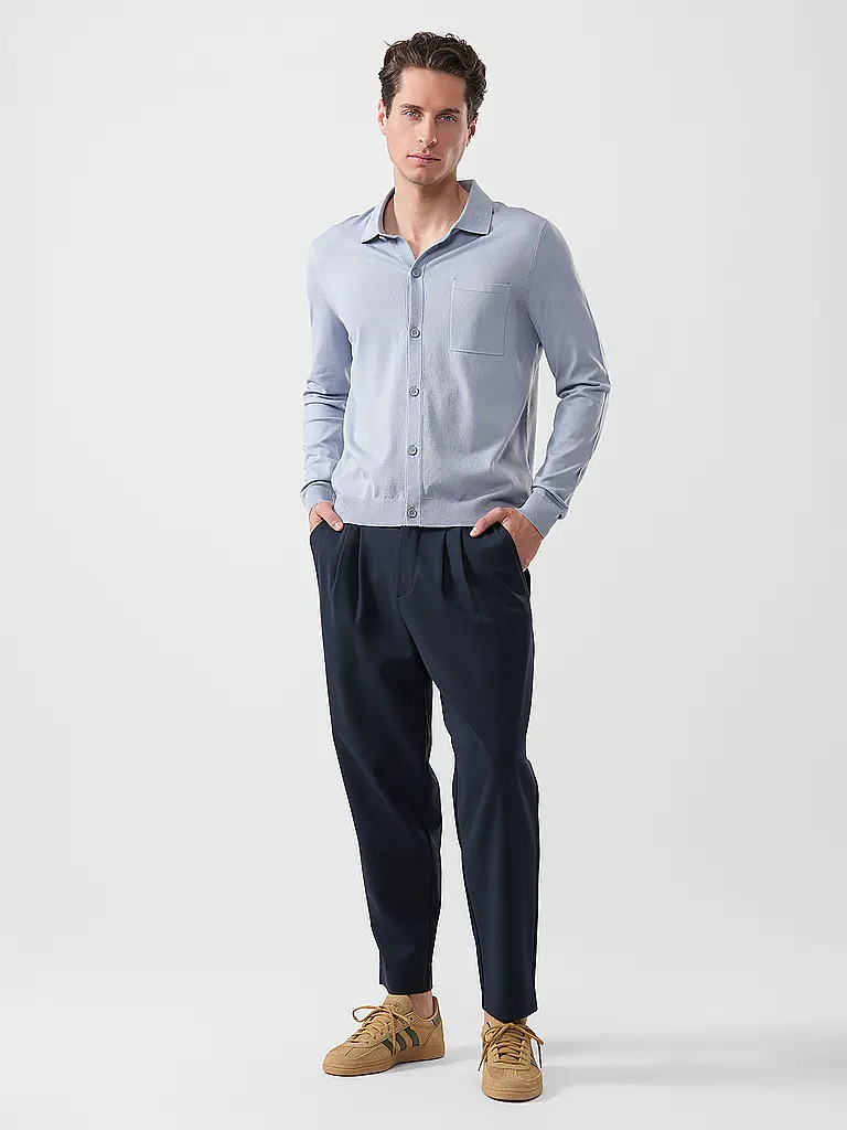 HUGO | Nombre del producto: Chaqueta de punto SAN JORDAN-CV | Azul claro