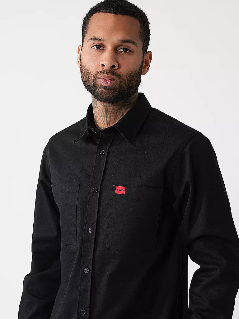 HUGO | Overshirt EGRIN | Negro
