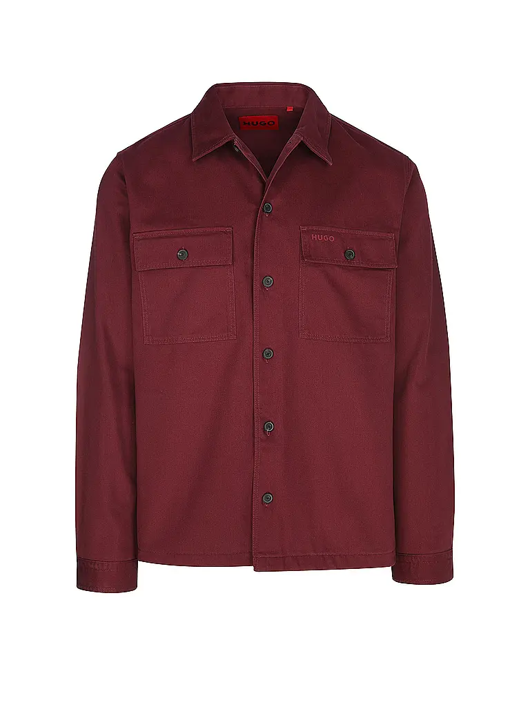 HUGO | Overshirt EPOLDO | Rojo oscuro