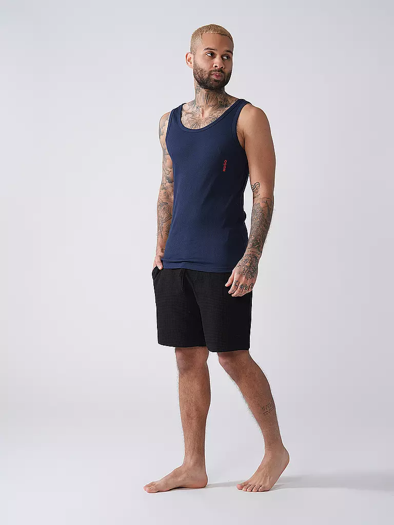 HUGO | Pack de 2 camisetas de tirantes open miscellaneous | Azul