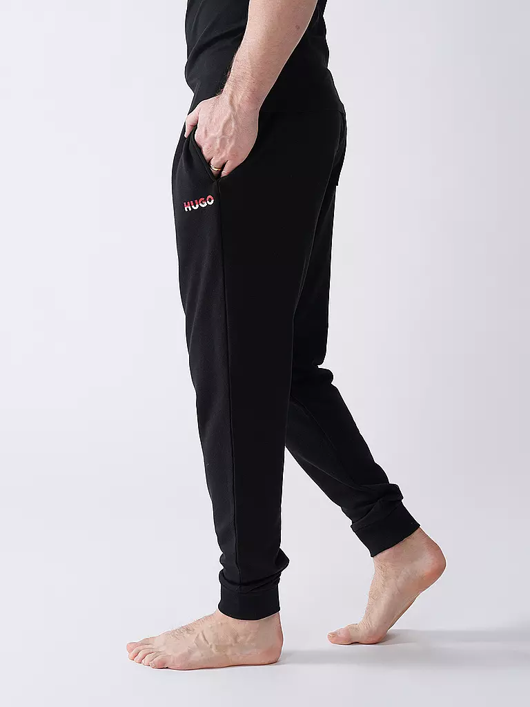 HUGO | Pantalón de chándal Loungewear AMSTERDAM | Negro