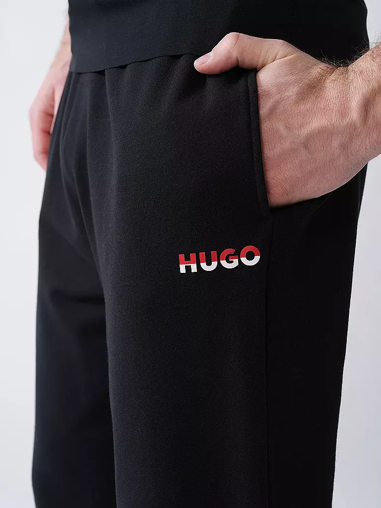 HUGO | Pantalón de chándal Loungewear AMSTERDAM | Negro