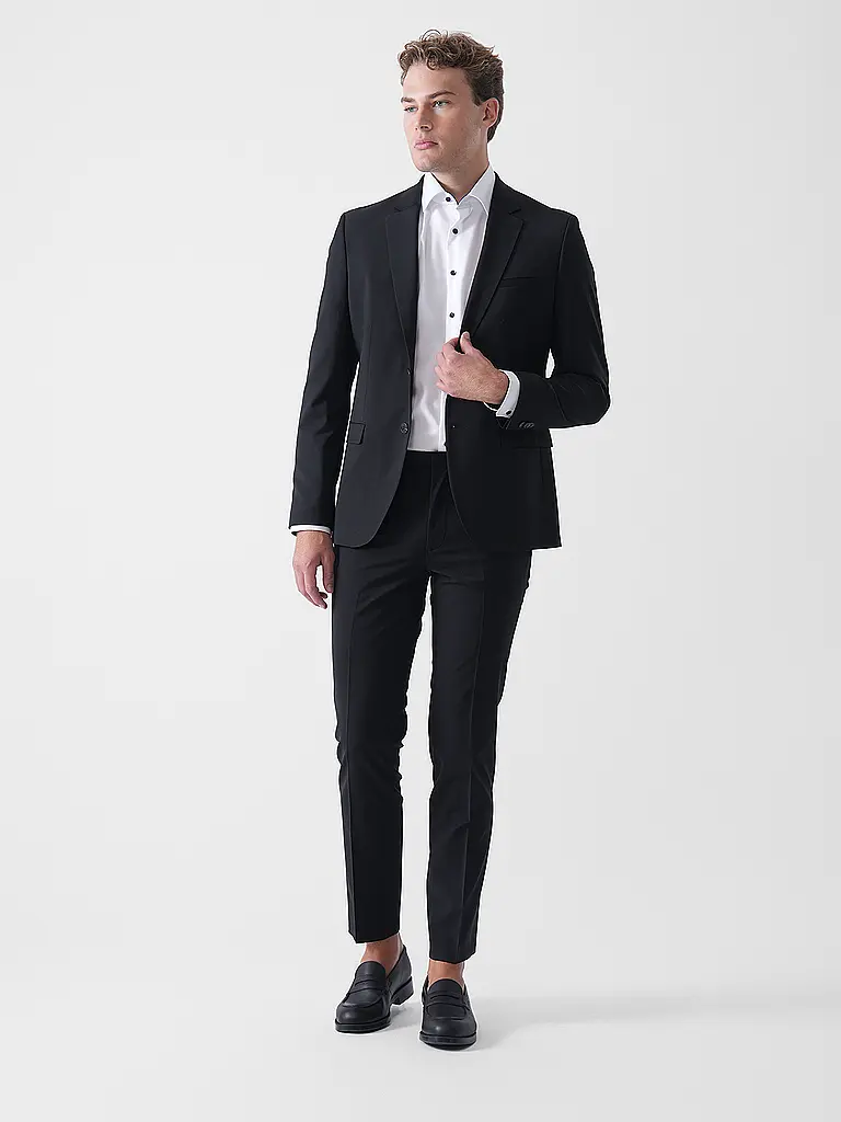 HUGO | Pantalón de traje Extra Slim Fit HESTEN253X | Negro