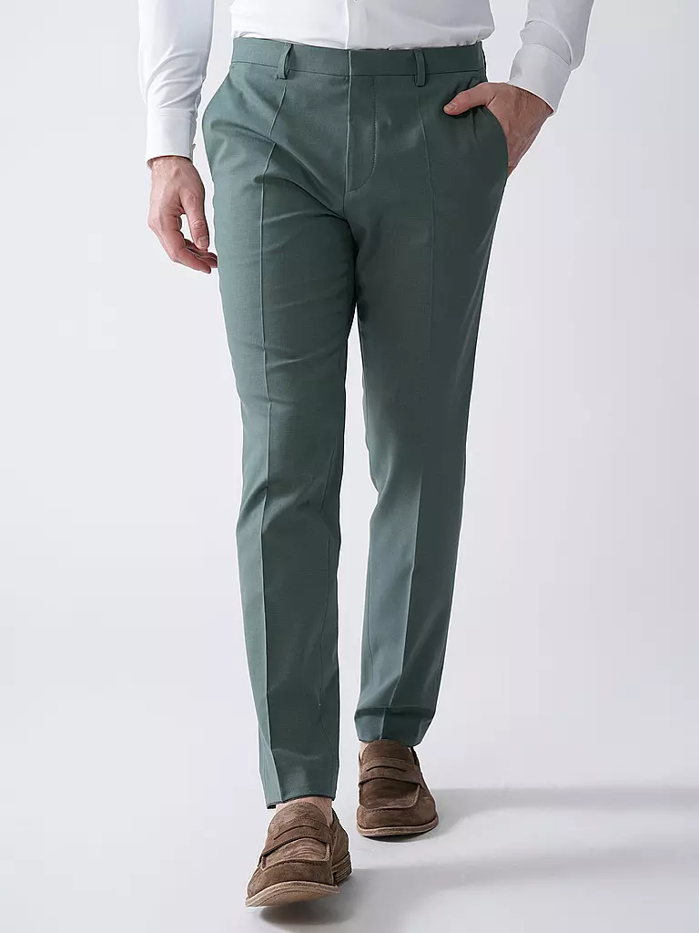 HUGO | Pantalón de traje Extra Slim Fit | Verde