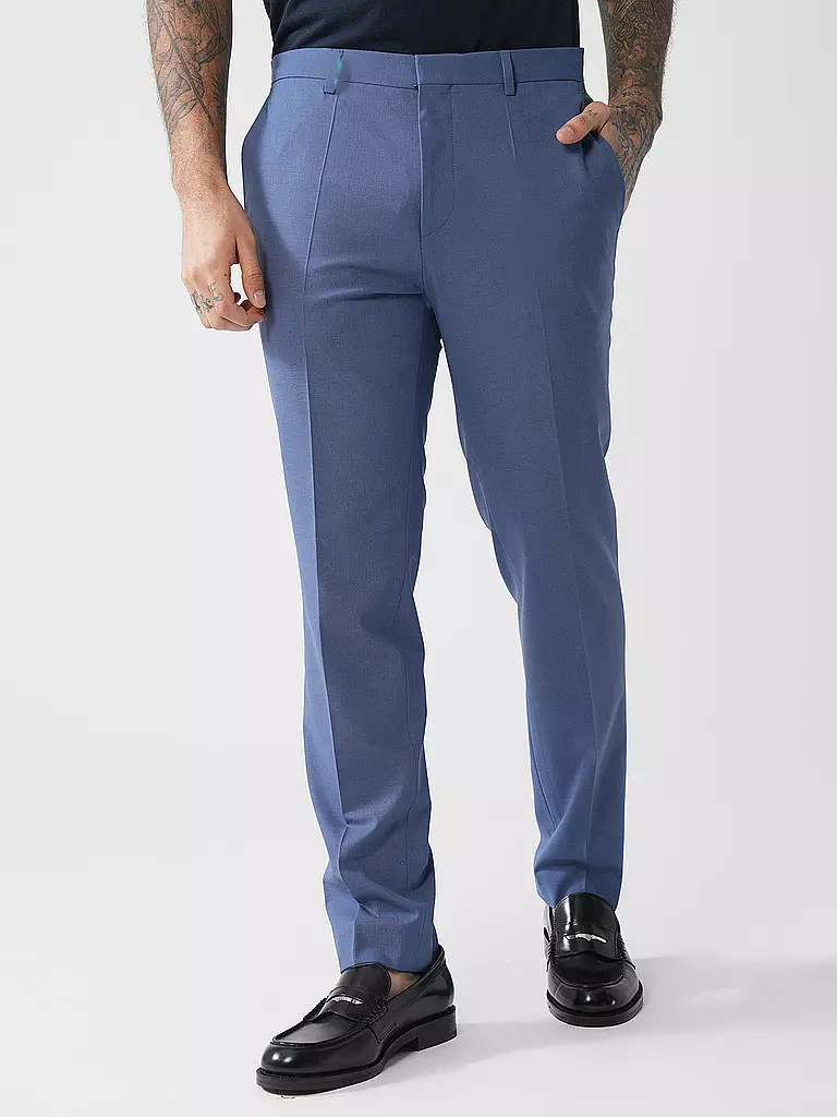 HUGO | Pantalón de traje Extra Slim Fit | Azul