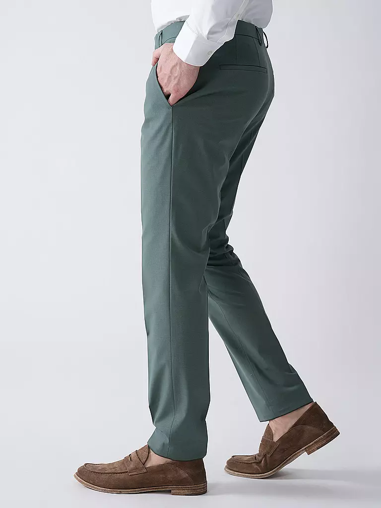 HUGO | Pantalón de traje Extra Slim Fit | Verde