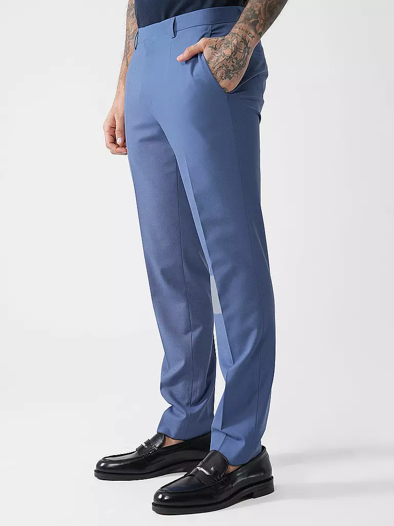HUGO | Pantalón de traje Extra Slim Fit | Azul