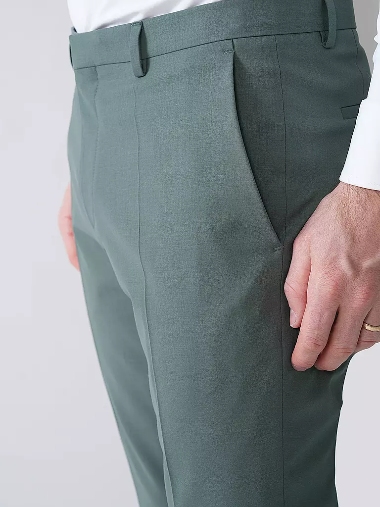 HUGO | Pantalón de traje Extra Slim Fit | Verde