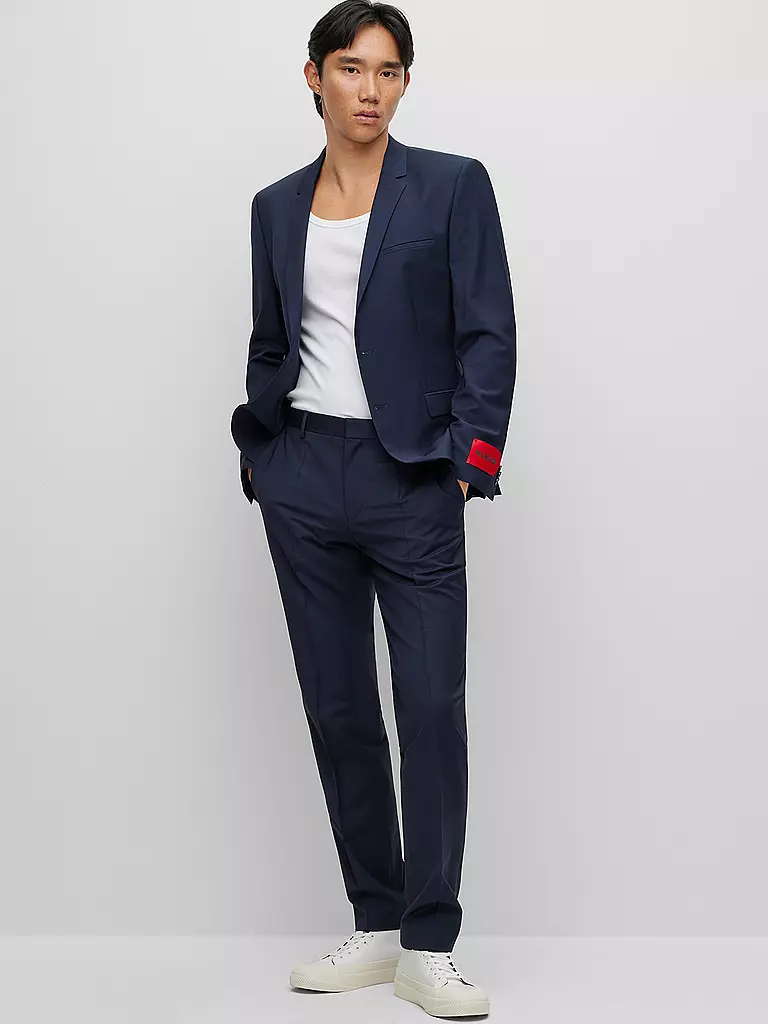 HUGO | Pantalón de traje Slim Fit GENTLIN | Azul