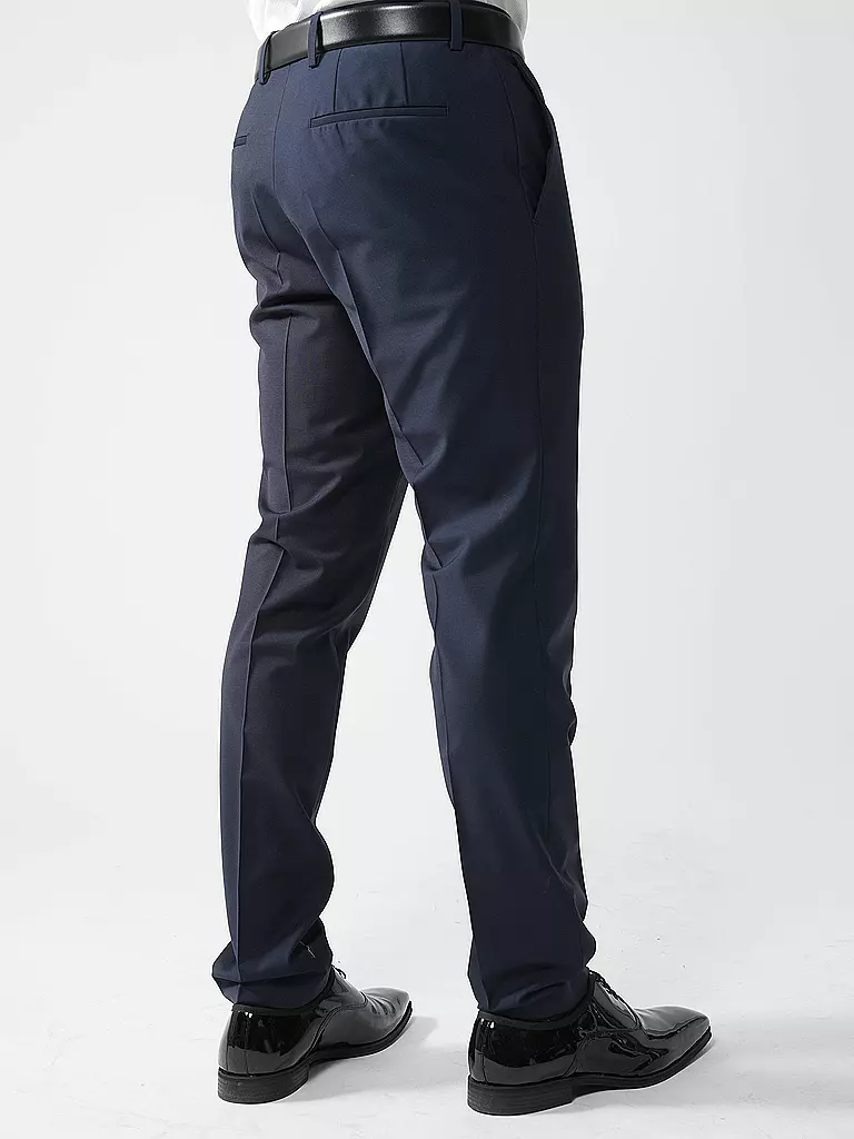 HUGO | Pantalón de traje Slim Fit | Azul oscuro