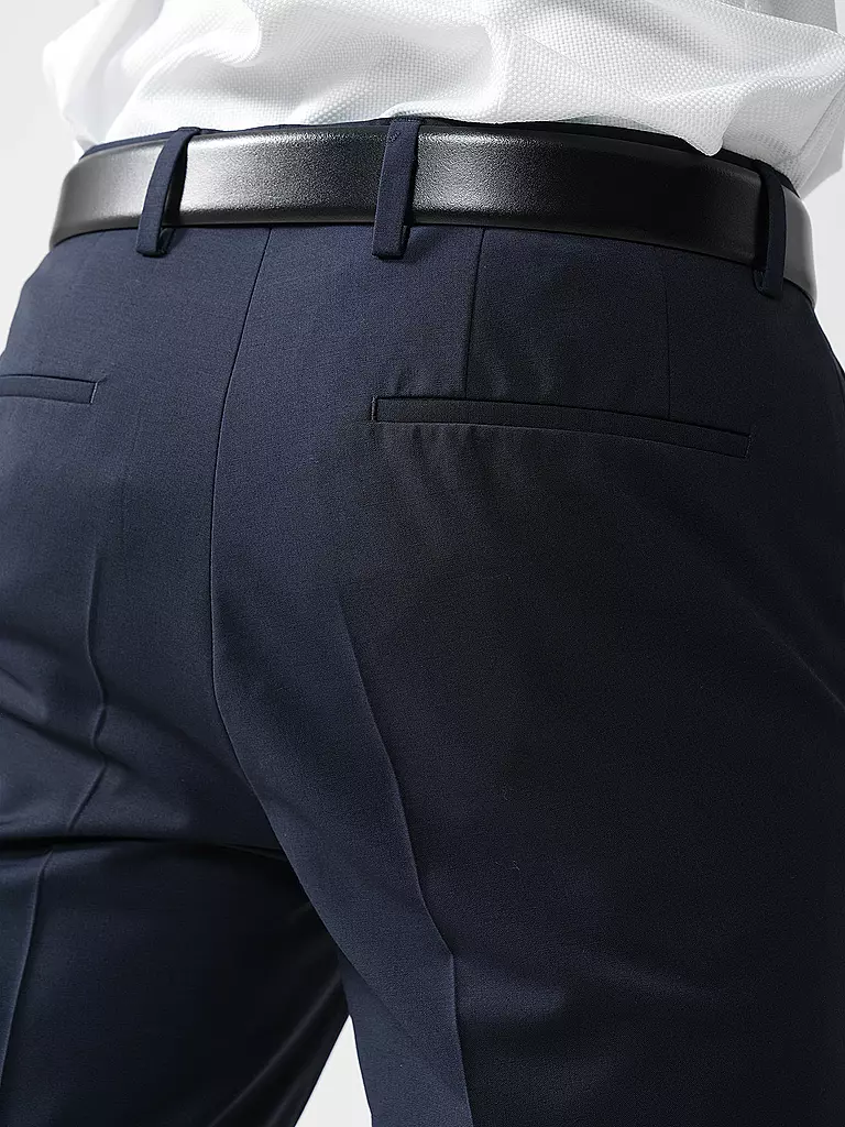 HUGO | Pantalón de traje Slim Fit | Azul oscuro