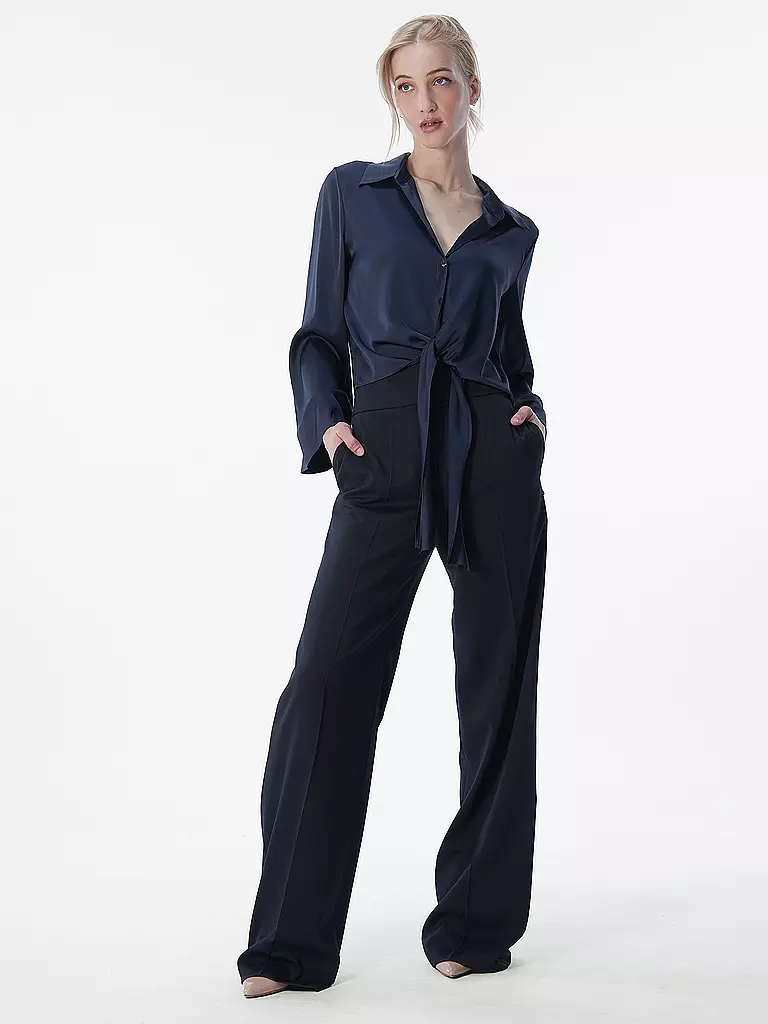 HUGO | Pantalón de vestir Regular Fit HIMIA | dunkelblau