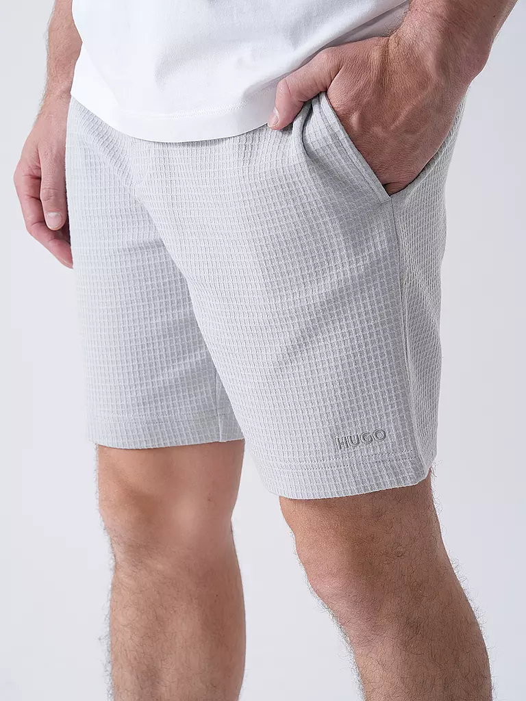 HUGO | Pantalones cortos de estar en casa AUSTIN | Gris claro