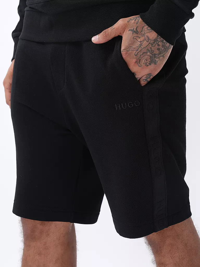 HUGO | Pantalones cortos de estar en casa | Negro