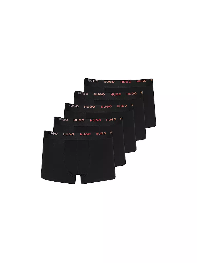 HUGO | Pants Paquete de 5 RAINBOW negro | Negro
