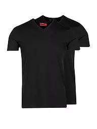 HUGO | Paquete de 2 camisetas | Negro