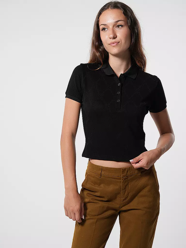 HUGO | Poloshirt DELGIUDE | Negro