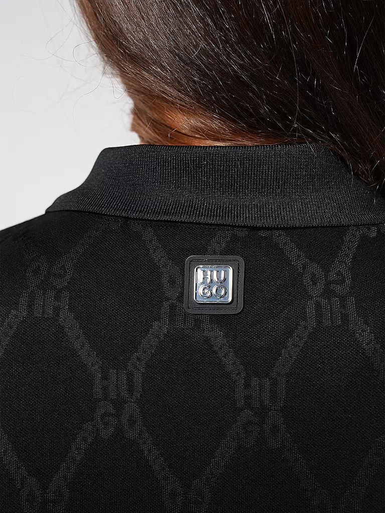 HUGO | Poloshirt DELGIUDE | Negro