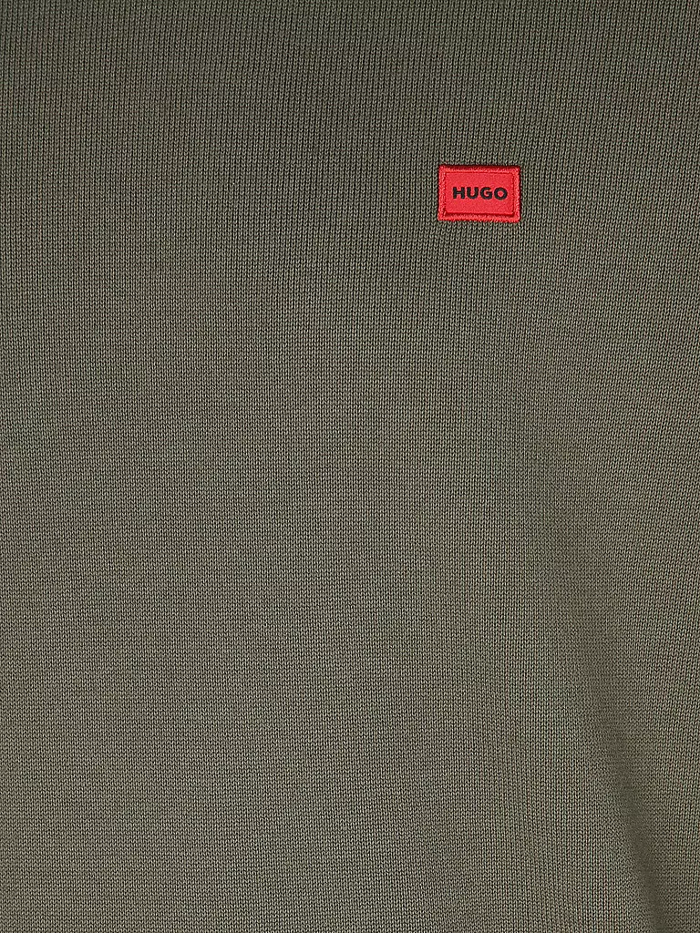 HUGO | Pullover SAN CASSIUS | Oliva