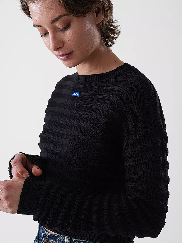 HUGO | Pullover SLUMMYA_B | Negro