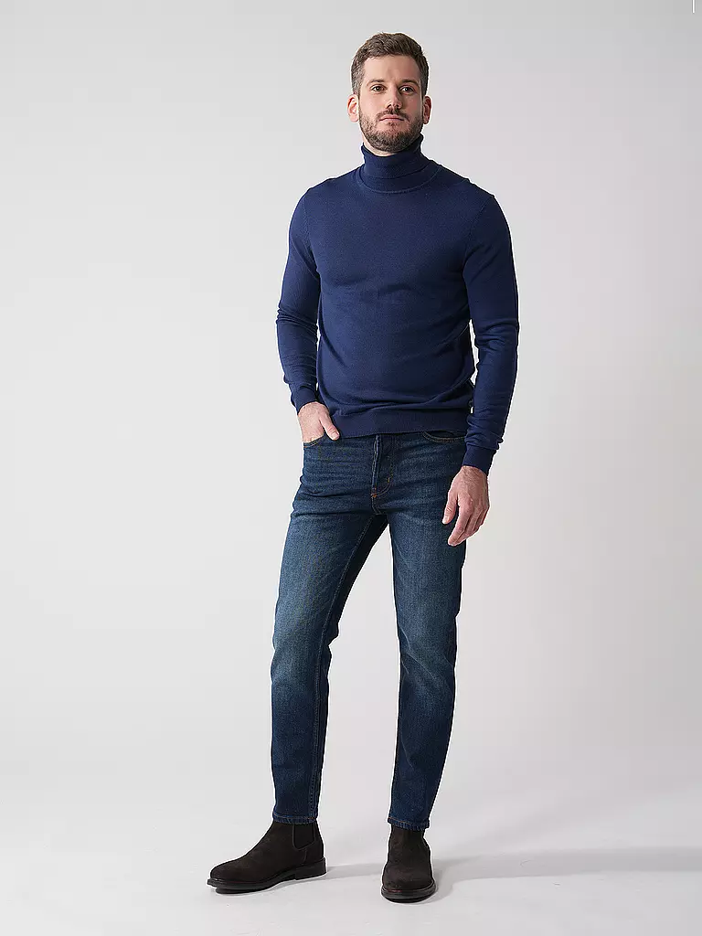 HUGO | Rollkragenpullover SAN THOMAS | Azul