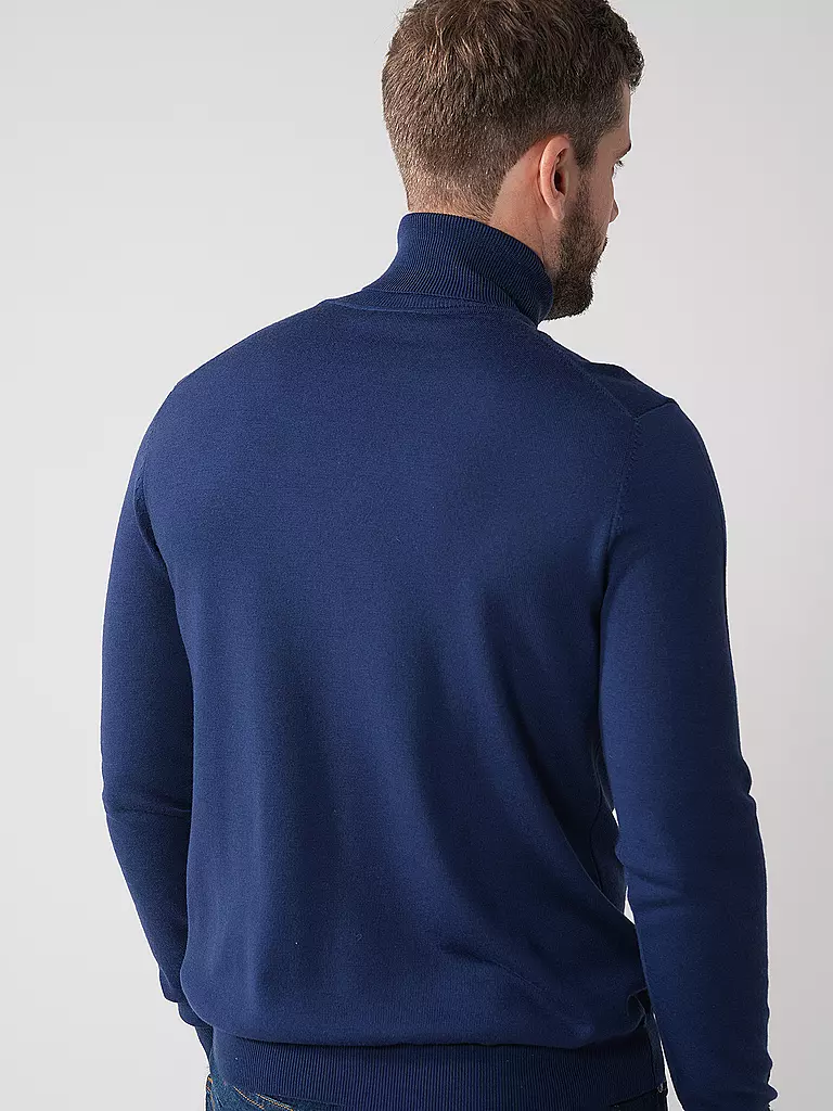 HUGO | Rollkragenpullover SAN THOMAS | Azul