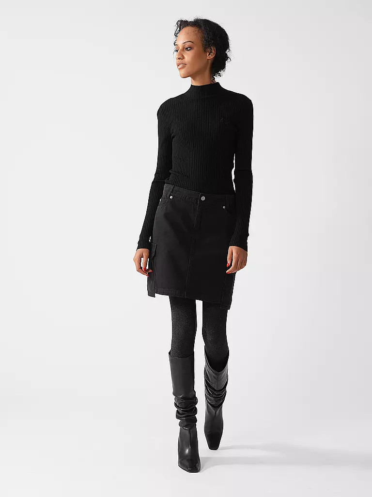 HUGO | Rollkragenpullover SARMIE B | Negro