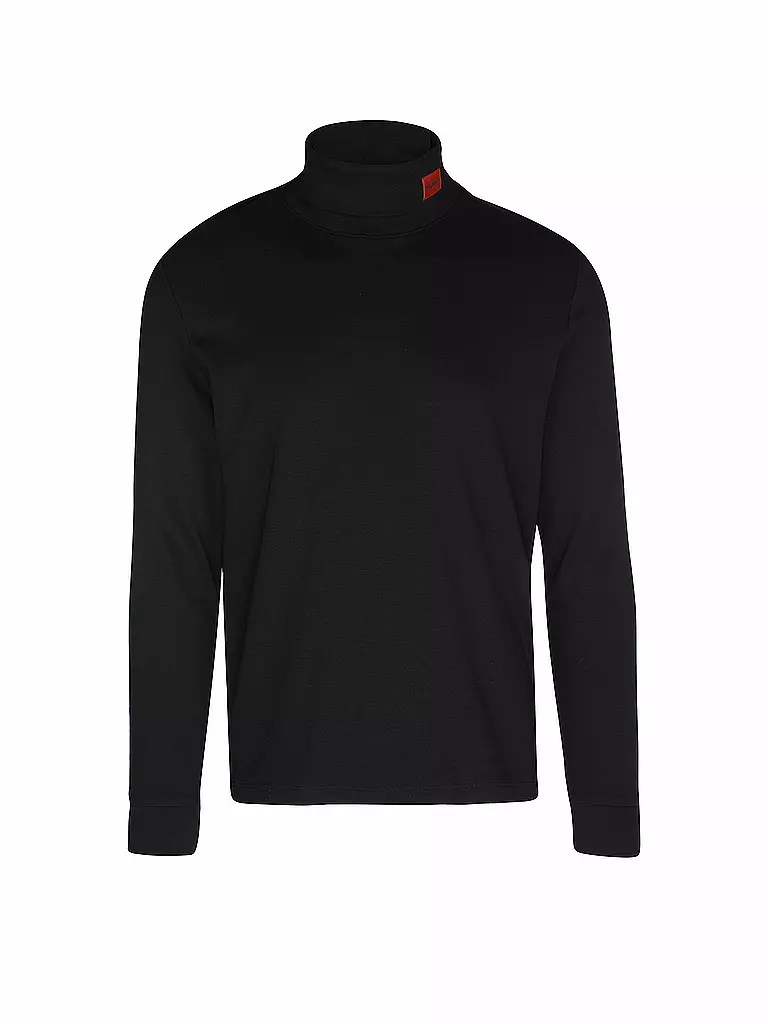 HUGO | Rollkragenshirt DEROLLO | Negro