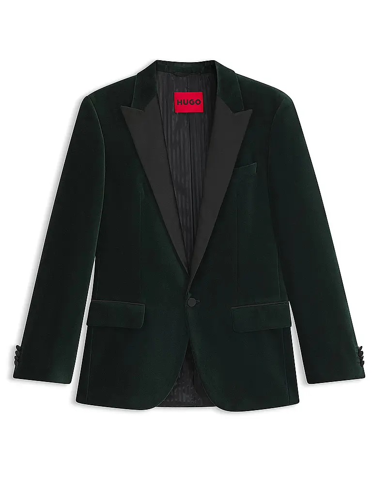 HUGO | Sakko HENRY
Marke: HUGO
Farbe: dunkelgrün
Kategorien: Mode,Herren
Tags: Fashion Tipp
Ärmellänge: Langarm
Material: Baumwolle
Kragenform: Reverskragen
Musterung: Unifarben
Passform (Oberbekleidung): Slim
Stil: Pure,Trend
Details: Eingrifftaschen |