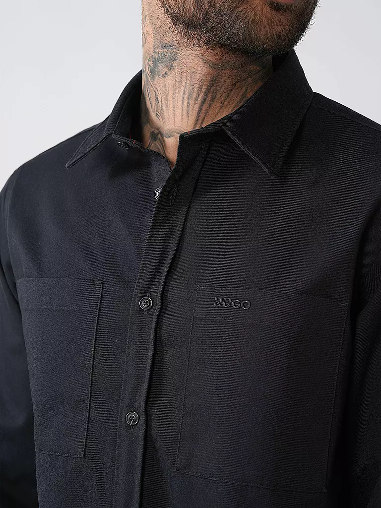 HUGO | Sobrecamisa EGRIN | Negro