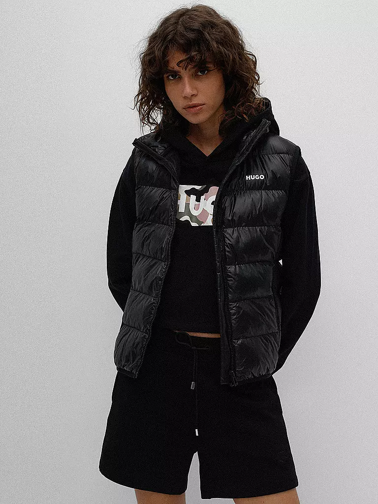 HUGO | Steppgilet FANDICIA | Negro