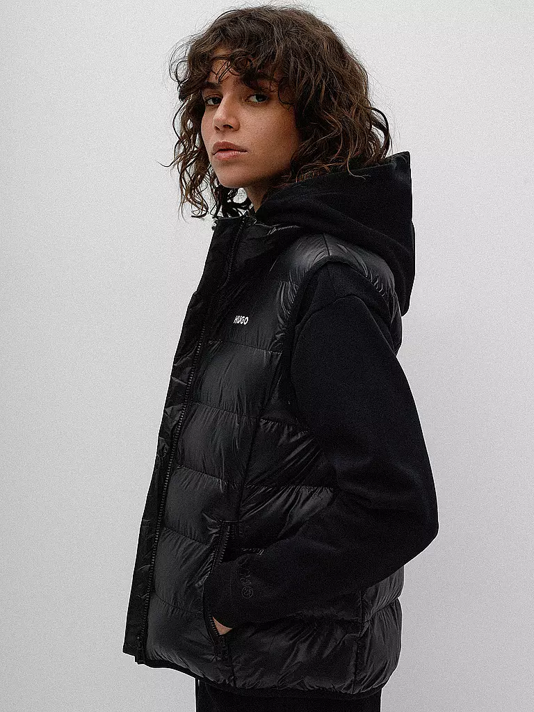 HUGO | Steppgilet FANDICIA | Negro