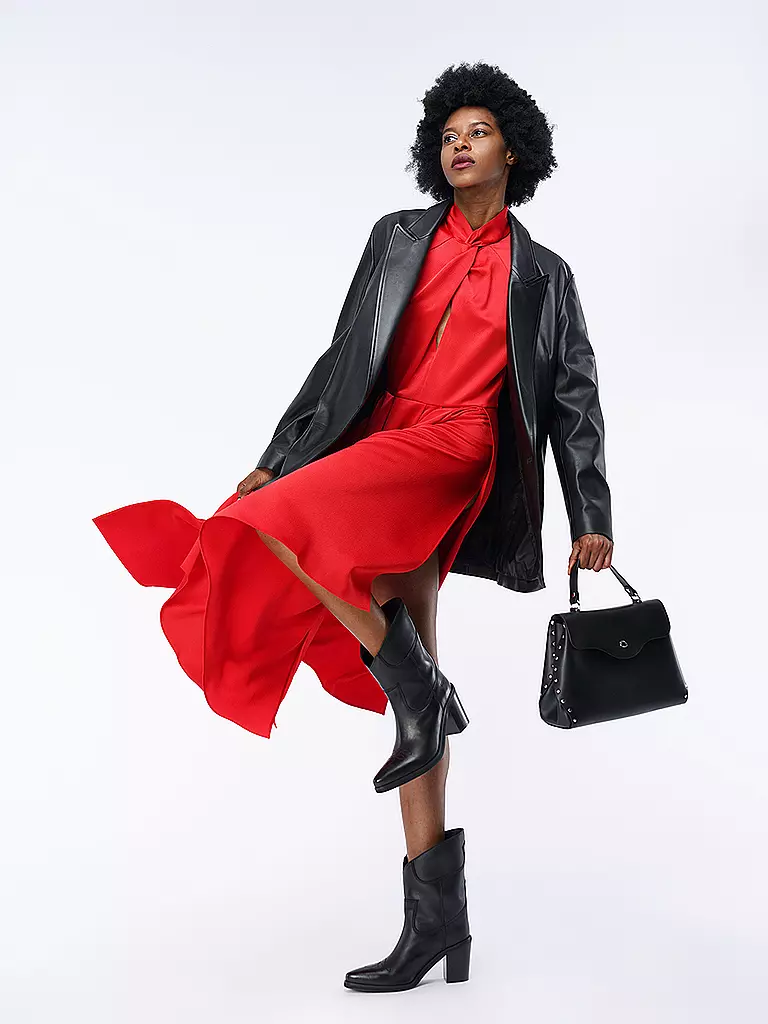 HUGO | Stiefel MILEYHEEL BOOTIE 70 | Negro