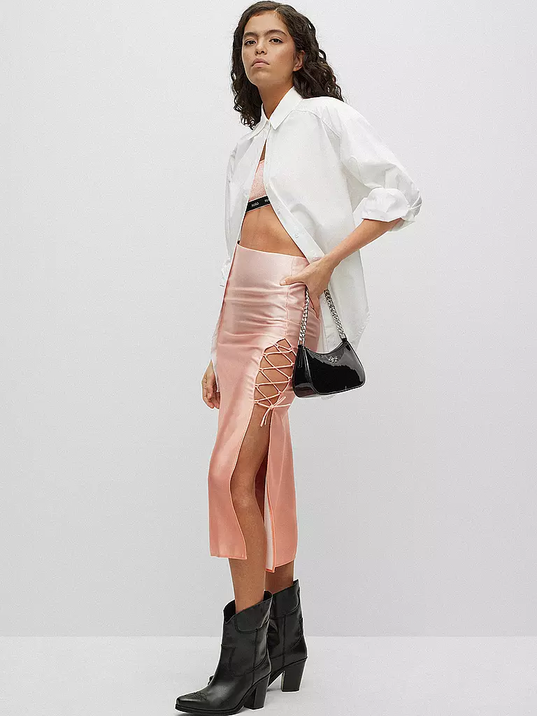 HUGO | Stiefel MILEYHEEL BOOTIE 70 | Negro