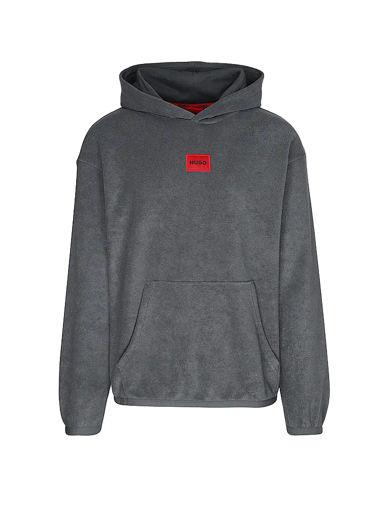 HUGO | Sudadera con capucha Loungewear - Hoodie TERRY | Gris