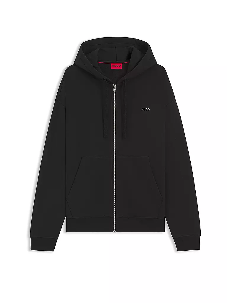 HUGO | Sudadera con cremallera DAPOZIP | Negro