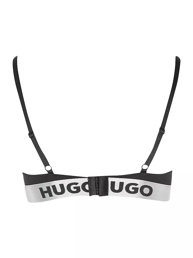 HUGO | Sujetador negro con relleno sin aros | Negro
