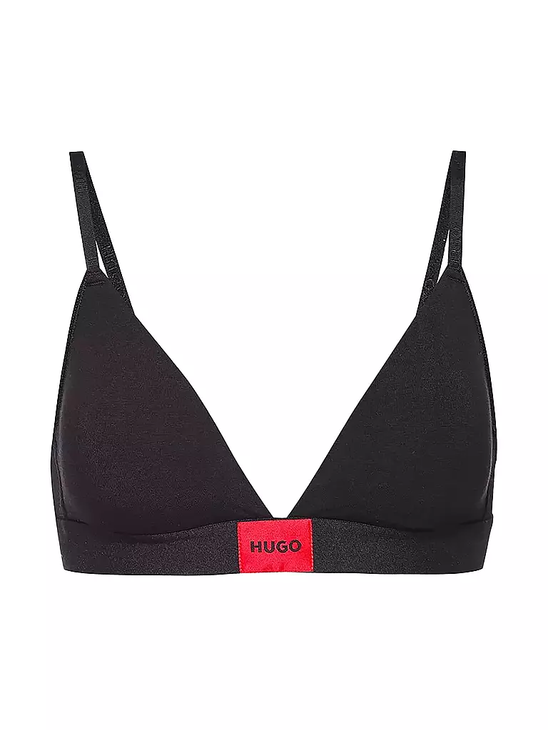 HUGO | Sujetador triángulo Red Label negro | schwarz
