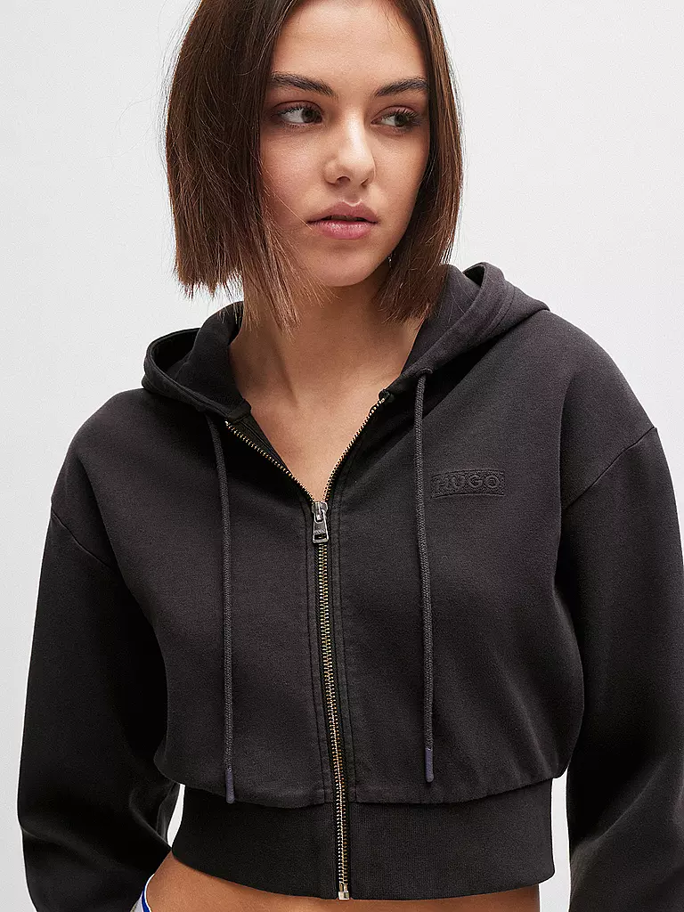 HUGO | Sweatjacke DANETI | Negro