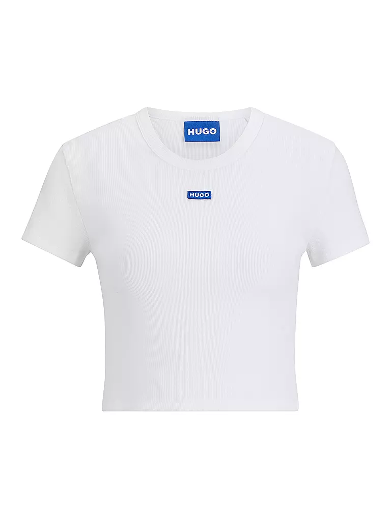 HUGO | T-Shirt Cropped Fit | Blanco