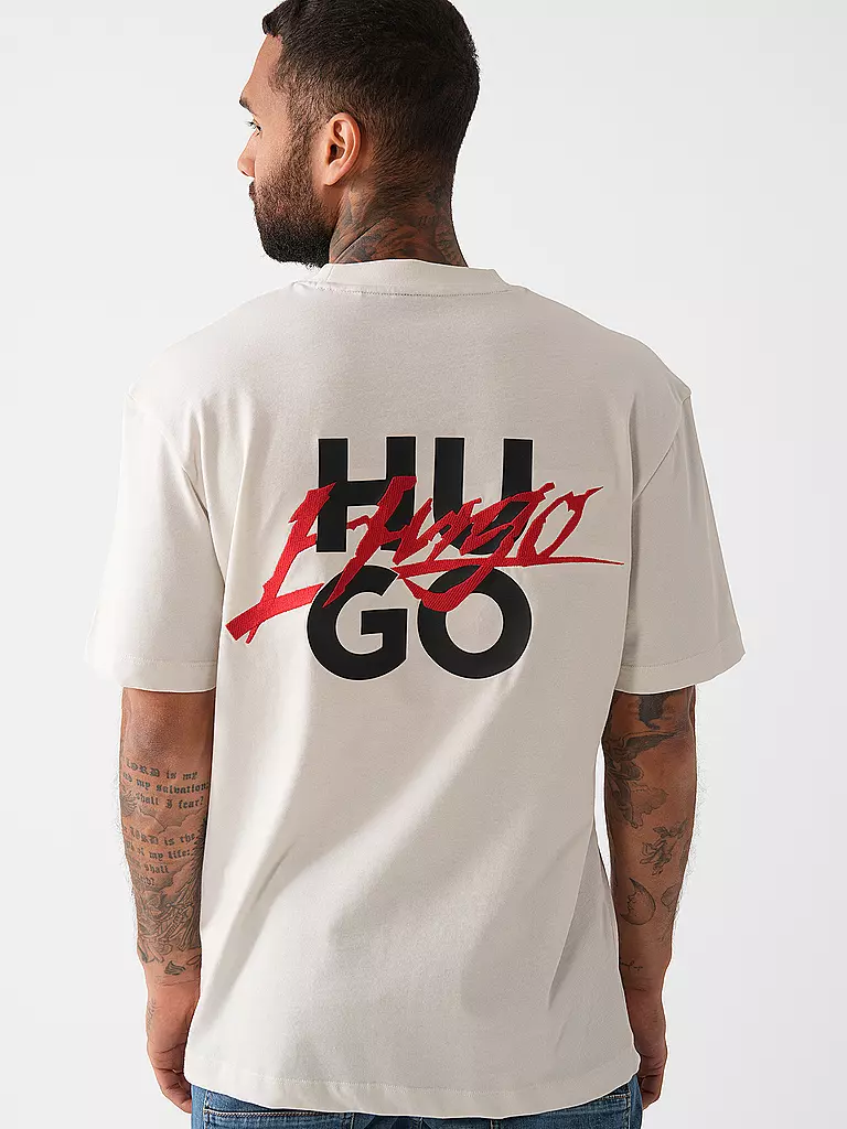 HUGO | T-Shirt DLOGOTEE | Blanco