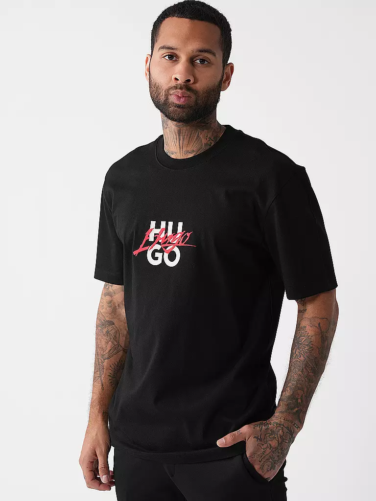 HUGO | T-Shirt DLONGNY | Negro