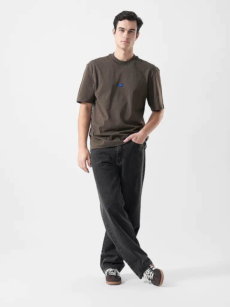 HUGO | T-Shirt NIEROS | Marrón