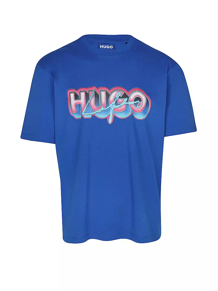 HUGO | T-Shirt NILLUMI | Azul